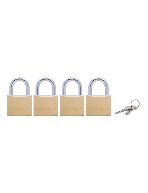Master Lock 1902Q (40mm) Brass Body - Isi 4