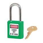 Master Lock 410GREEN (38mm) Thermoplastic Safety LOTO