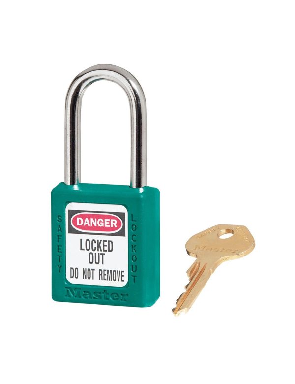 Master Lock 410TEAL (38mm) Thermoplastic Safety (LOTO)