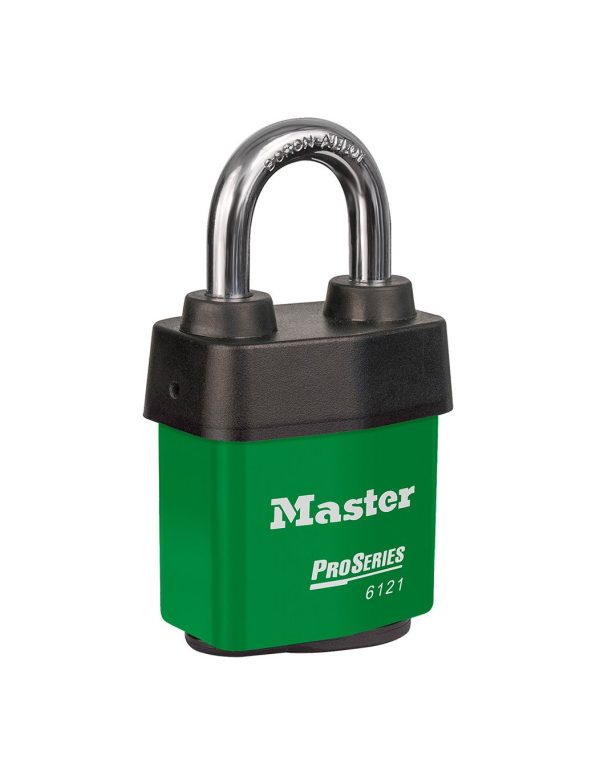Master Lock 6121GRN ProSeries? Body Laminated ? 2-1/8in (54mm)